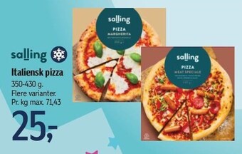 Føtex Salling italiensk pizza tilbud