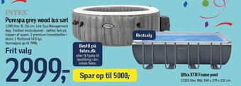 Purespa grey wood lux sæt
