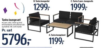 Føtex Tavira loungesæt tilbud