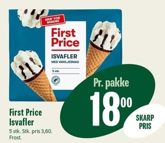 Min Købmand First price isvafler tilbud
