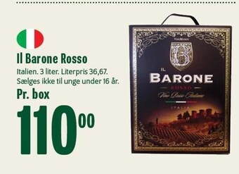 Min Købmand Il barone rosso tilbud