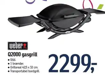 Føtex Q2000 gasgrill tilbud