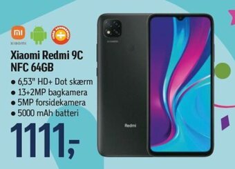 Føtex Xiaomi Redmi 9C NFC 64GB tilbud