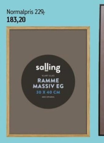 RAMME MASSIV EG
