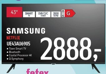Føtex SAMSUNG UE43AU6905 tilbud
