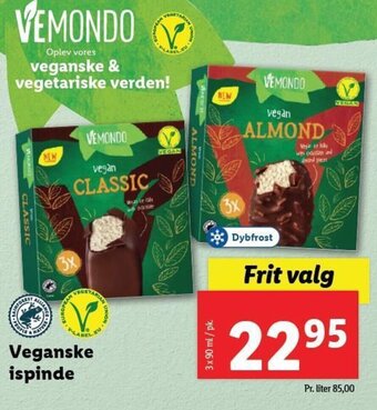 Lidl Veganske ispinde tilbud
