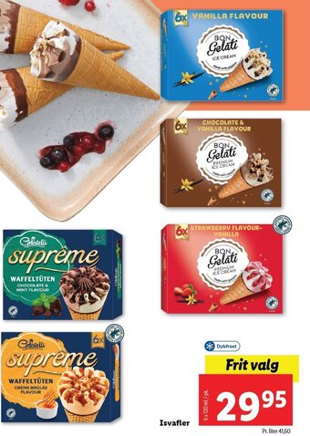 Lidl Isvafler tilbud