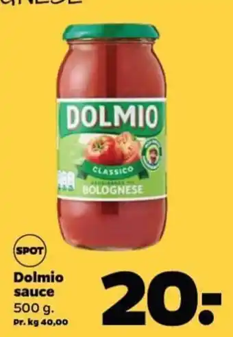 Netto Dolmio sauce 500 g. tilbud
