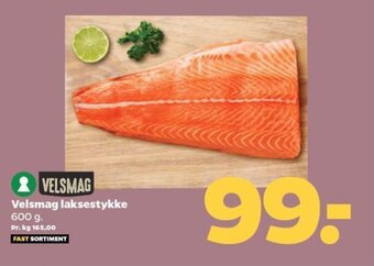 Netto Velsmag laksestykke 600 g. tilbud