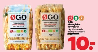 Netto ØGO økologiske havregryn tilbud