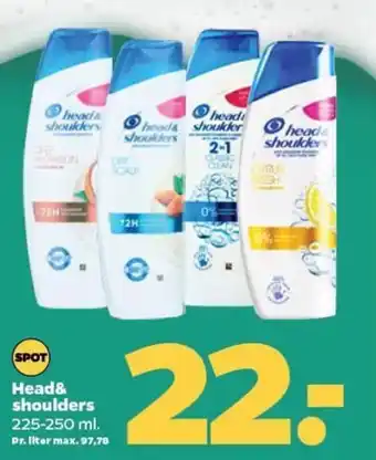 Head& shoulders 225-250 ml