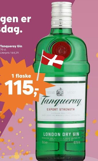 SuperBrugsen Tanqueray Gin tilbud