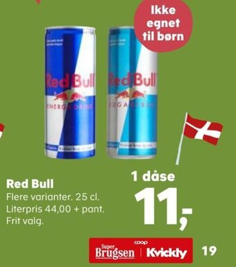 SuperBrugsen Red Bull tilbud