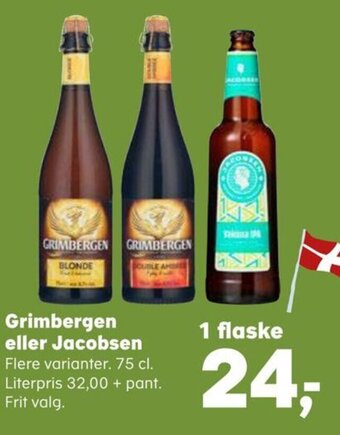 SuperBrugsen Grimbergen eller Jacobsen tilbud