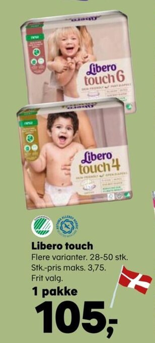 SuperBrugsen Libero touch tilbud