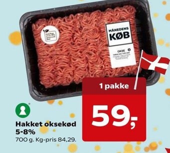 SuperBrugsen Hakket oksekød 5-8% tilbud