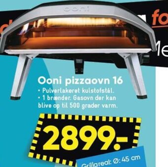 Bilka Ooni pizzaovn 16 tilbud