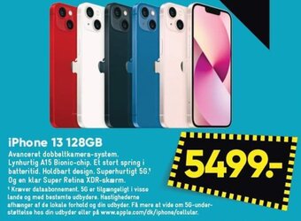 Bilka iPhone 13 128GB tilbud