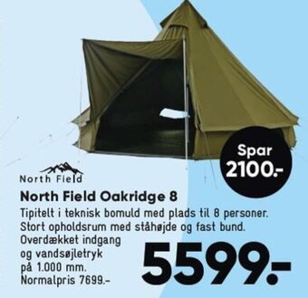 Bilka North Field Oakridge 8 tilbud