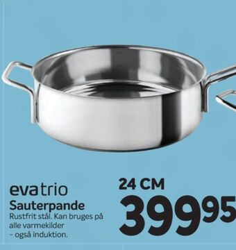 Din Isenkræmmer Eva trio sauterpande tilbud