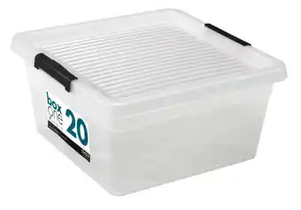 jem & fix Plast1 plastboks m/låg klar - boxone 20 tilbud