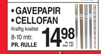 Gavepapir • cellofan