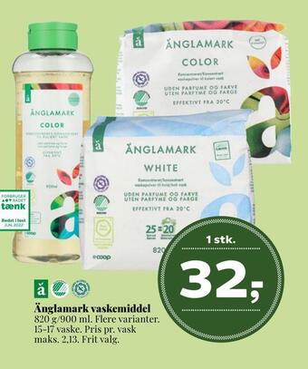 Dagli'Brugsen Änglamark vaskemiddel tilbud