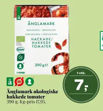 Dagli'Brugsen Änglamark økologiske hakkede tomater tilbud