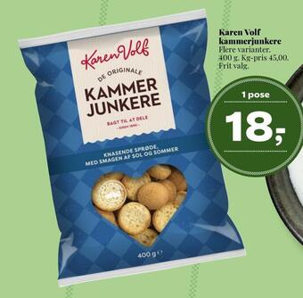 Dagli'Brugsen Karen volf kammerjunkere tilbud
