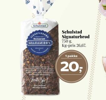 Dagli'Brugsen Schulstad signaturbrød tilbud