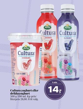 Cultura yoghurt eller drikkeyoghurt