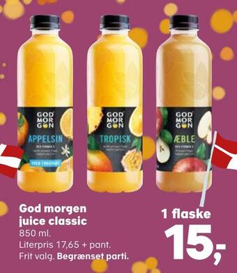 Kvickly God morgen juice classic tilbud