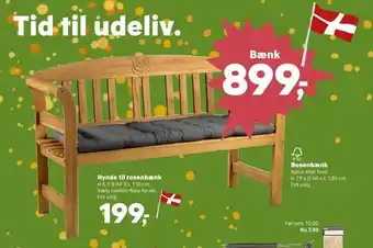 Kvickly Bænk tilbud