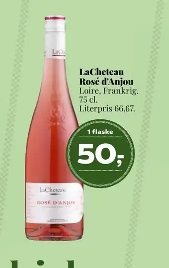Dagli'Brugsen Lacheteau rosé d'anjou tilbud