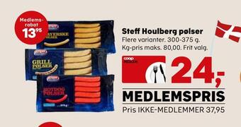 Kvickly Steff houlberg pølser tilbud