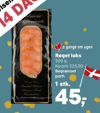 Kvickly Røget laks tilbud