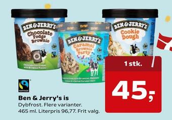 Kvickly Ben & jerry's is tilbud
