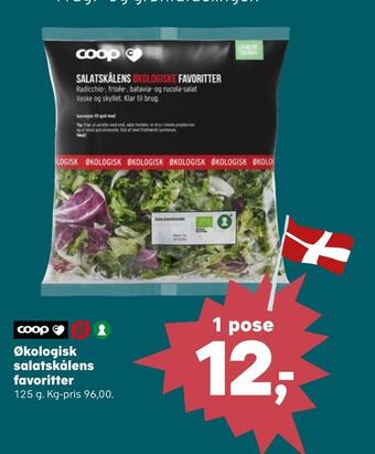 SuperBrugsen Økologisk salatskålens favoritter tilbud