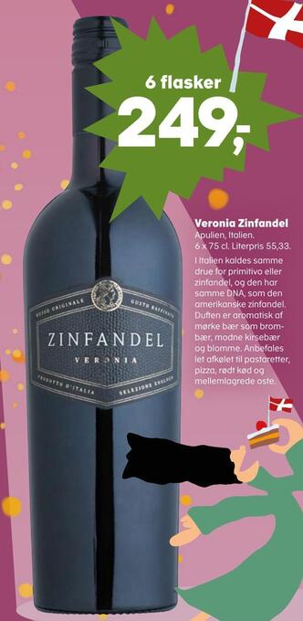 SuperBrugsen Veronia zinfandel tilbud