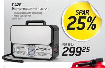 Thansen Kompressor mini tilbud