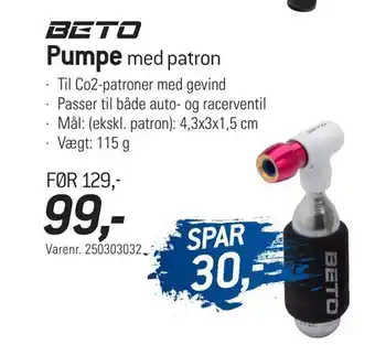 Thansen Pumpe med patron tilbud
