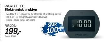 Thansen Elektronisk p-skive tilbud