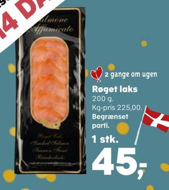 SuperBrugsen Røget laks tilbud
