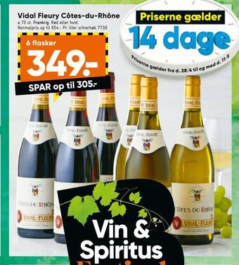 Bilka Vidal fleury côtes-du-rhône tilbud