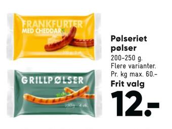 Bilka Pølseriet pølser tilbud