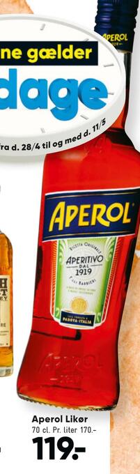 Aperol likør