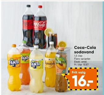 Bilka Coca-cola sodavand tilbud