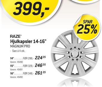 Thansen Hjulkapsler 14-16 tilbud