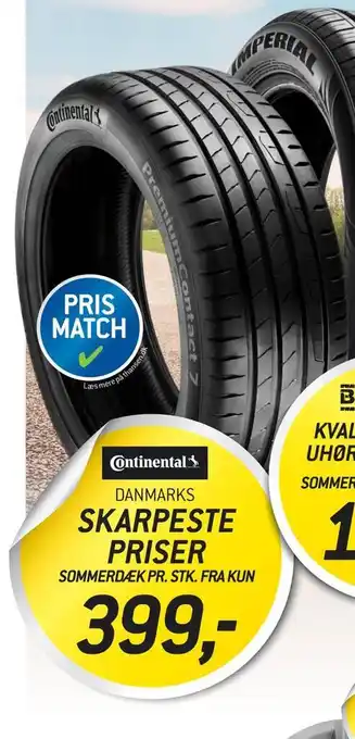 Thansen Danmarks skarpeste priser sommerdæk tilbud
