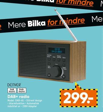 Bilka Dab+ radio tilbud